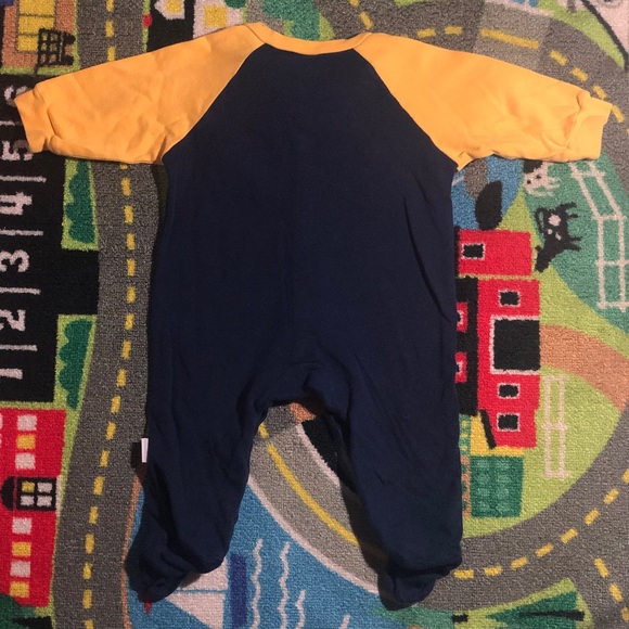 Lamaze Baby Boy Sleeper – Blue & Yellow | Football Embroidery | Size - Picture 5 of 5